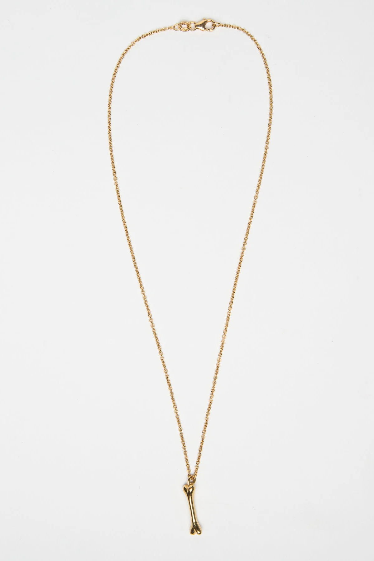 SARAH JANE WILDE | GOLD DOG BONE NECKLACE