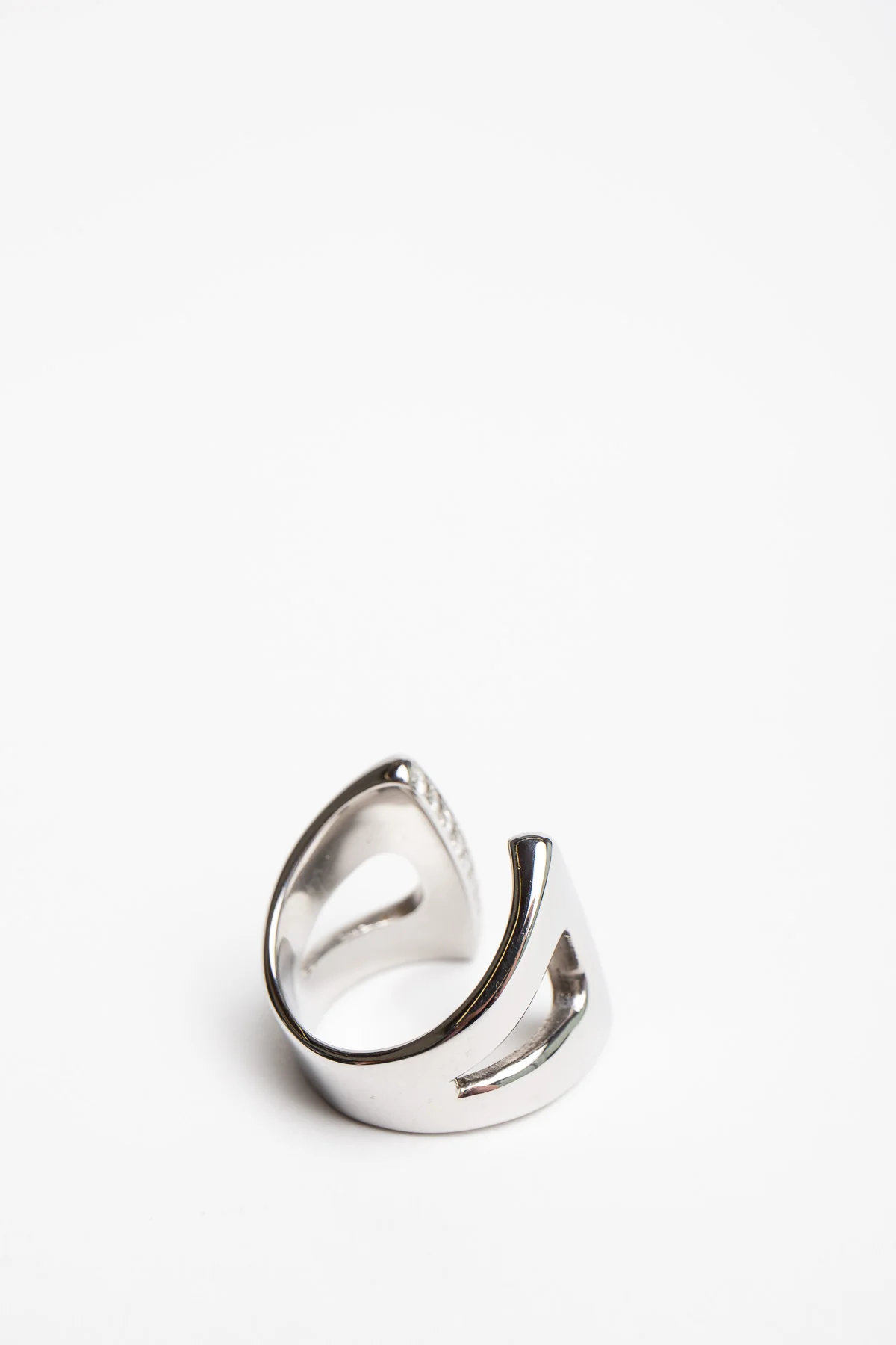 SARAH JANE WILDE | STAINLESS STEEL & DIAMOND RING - Image 7