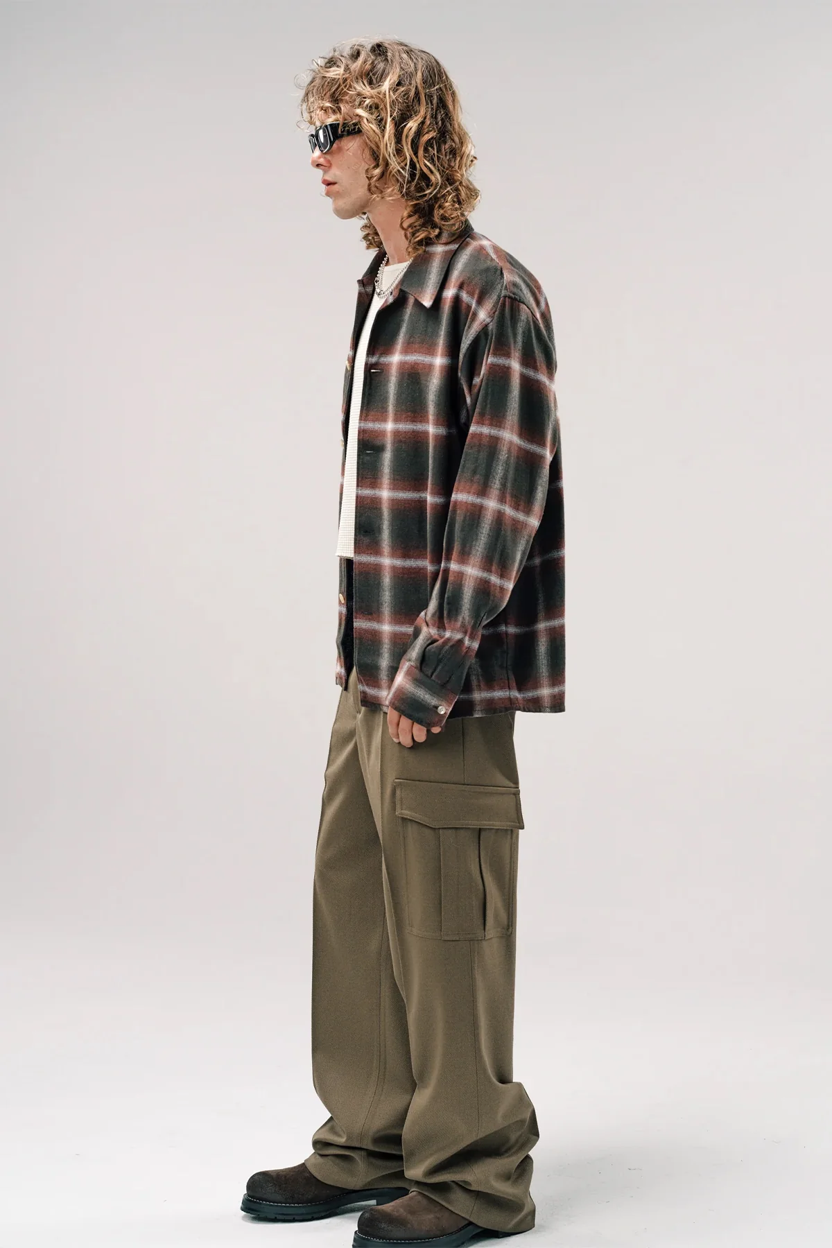 SECOND/LAYER | LOGAN OMBRE LONG SLEEVE SHIRT - Image 3
