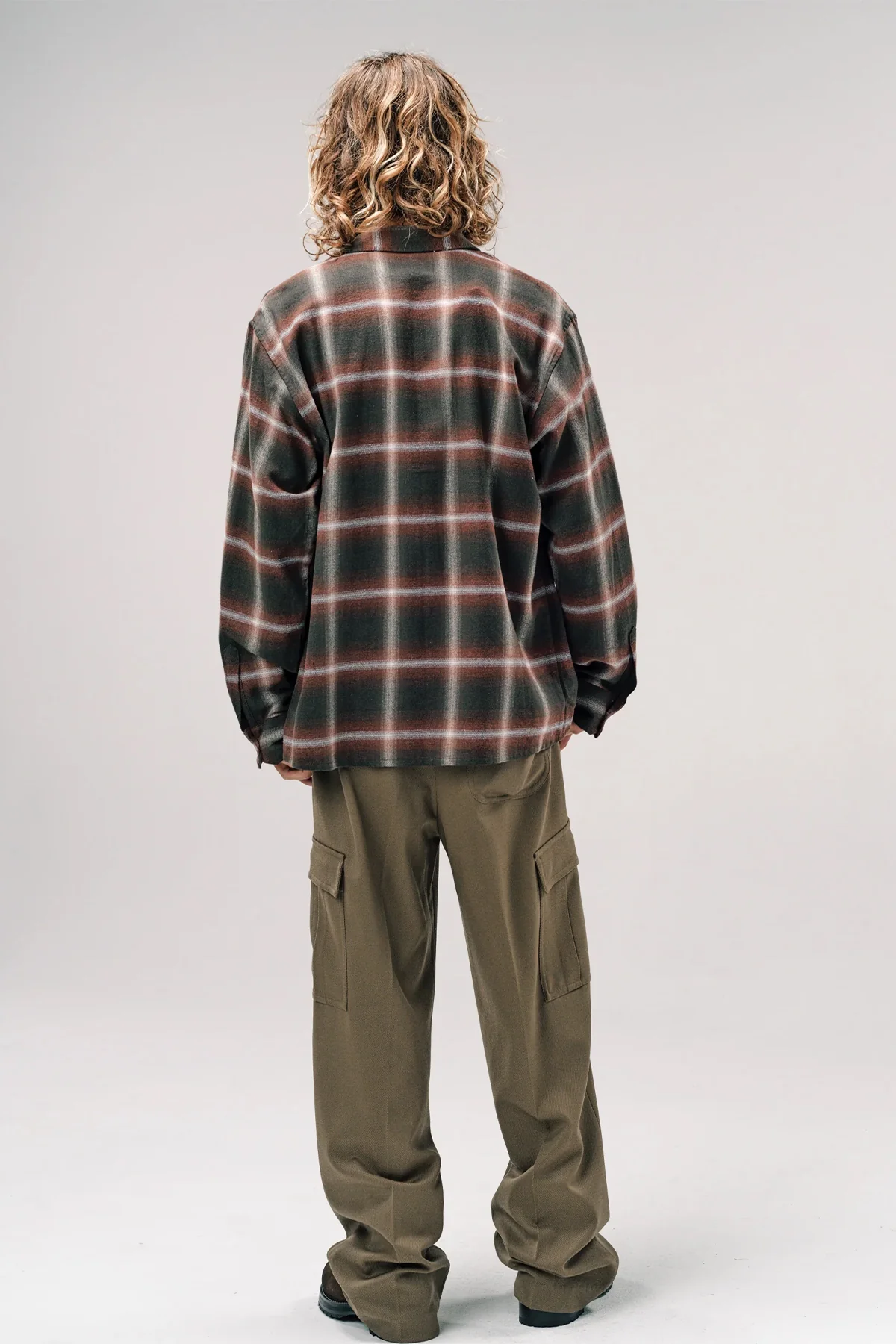 SECOND/LAYER | LOGAN OMBRE LONG SLEEVE SHIRT - Image 4