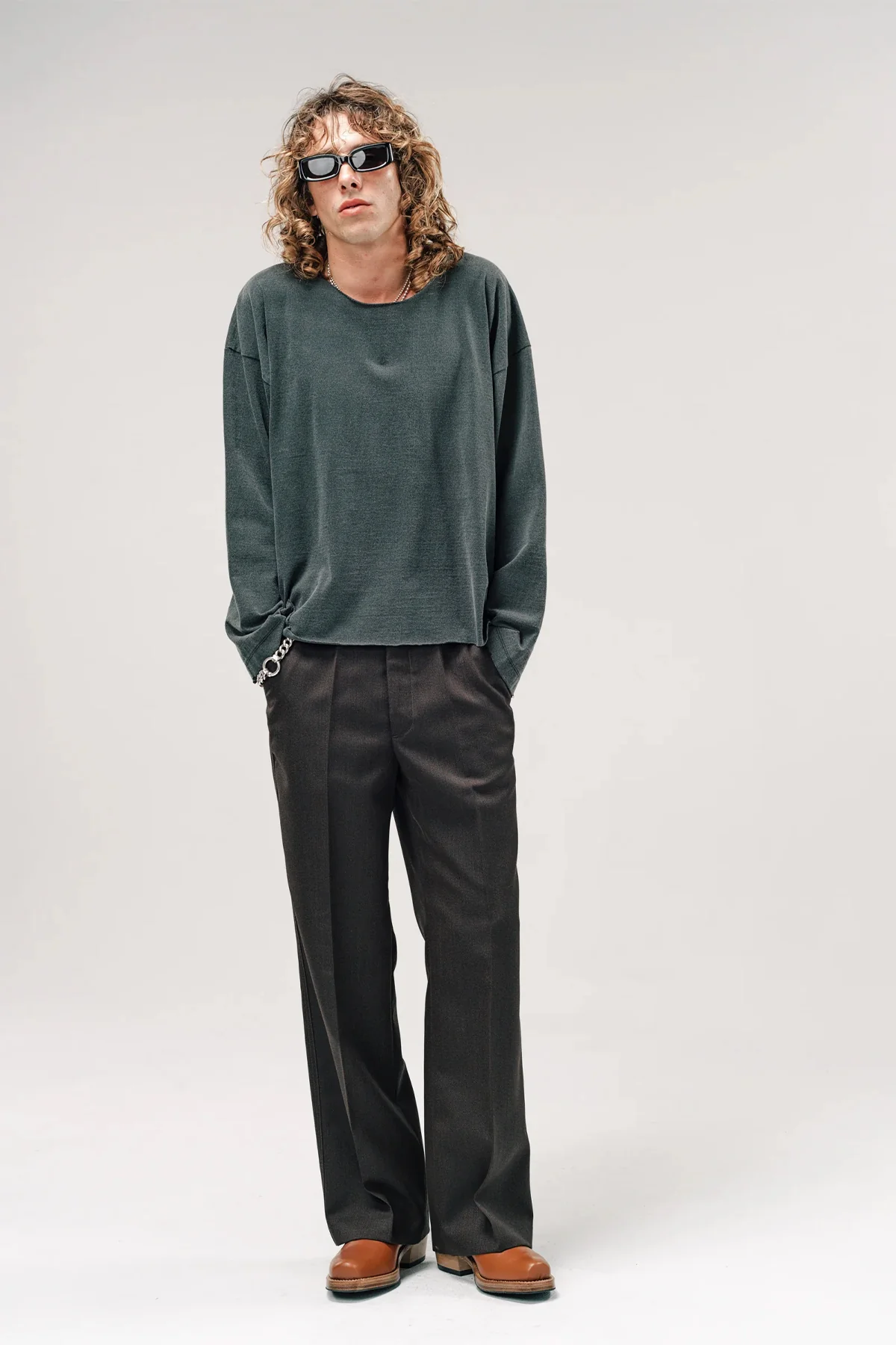 SECOND/LAYER | THRASHER LONG SLEEVE TEE - Image 3