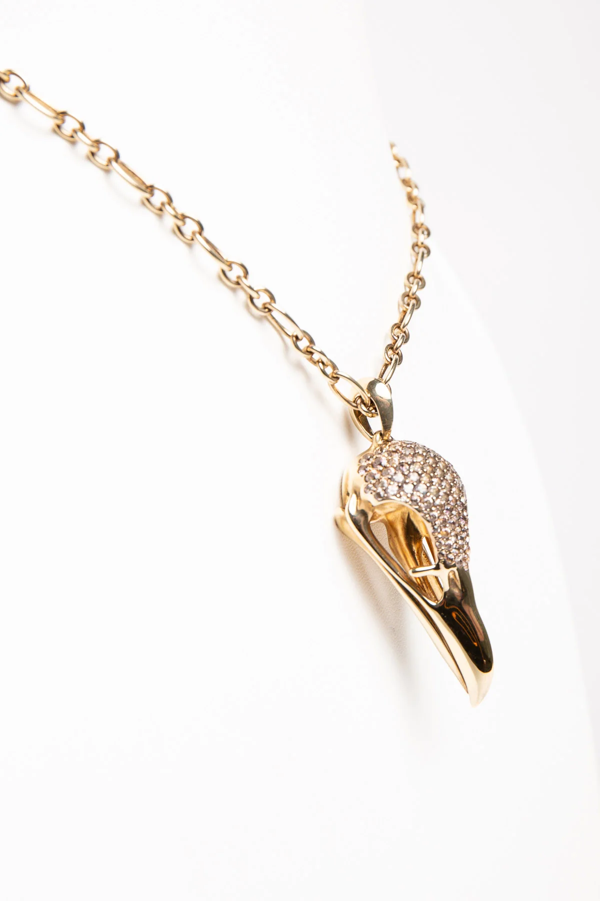 SHAUN LEANE | GOLD PLATED TOPAZ LARGE EAGLE NECKLACE - Image 2