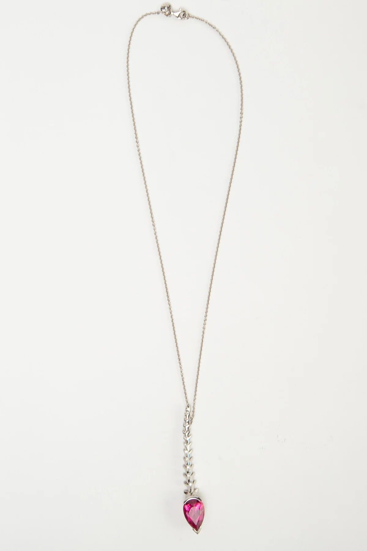 SHAUN LEANE | RUBELITE SPINE DIAMOND NECKLACE - Image 2