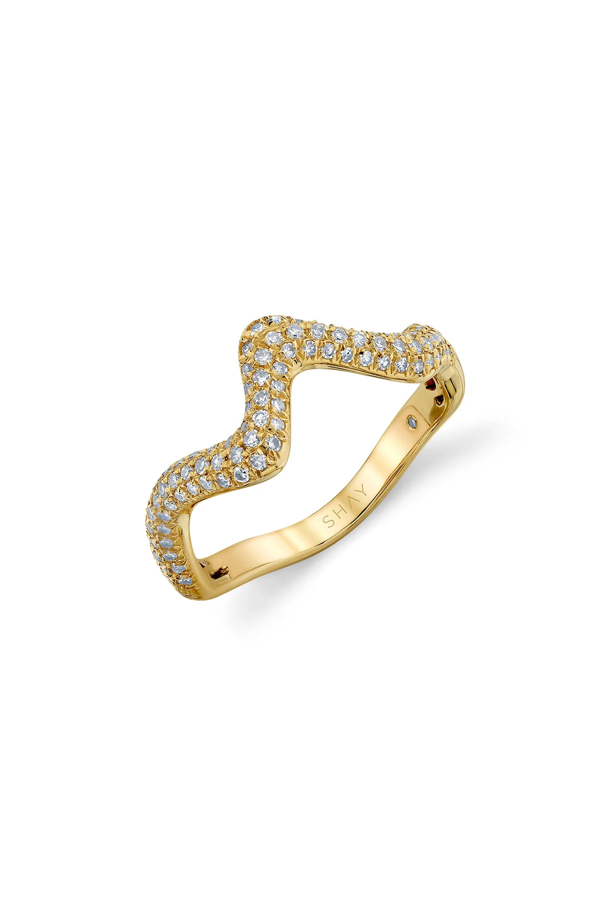 Shay | Wave Diamond Ring