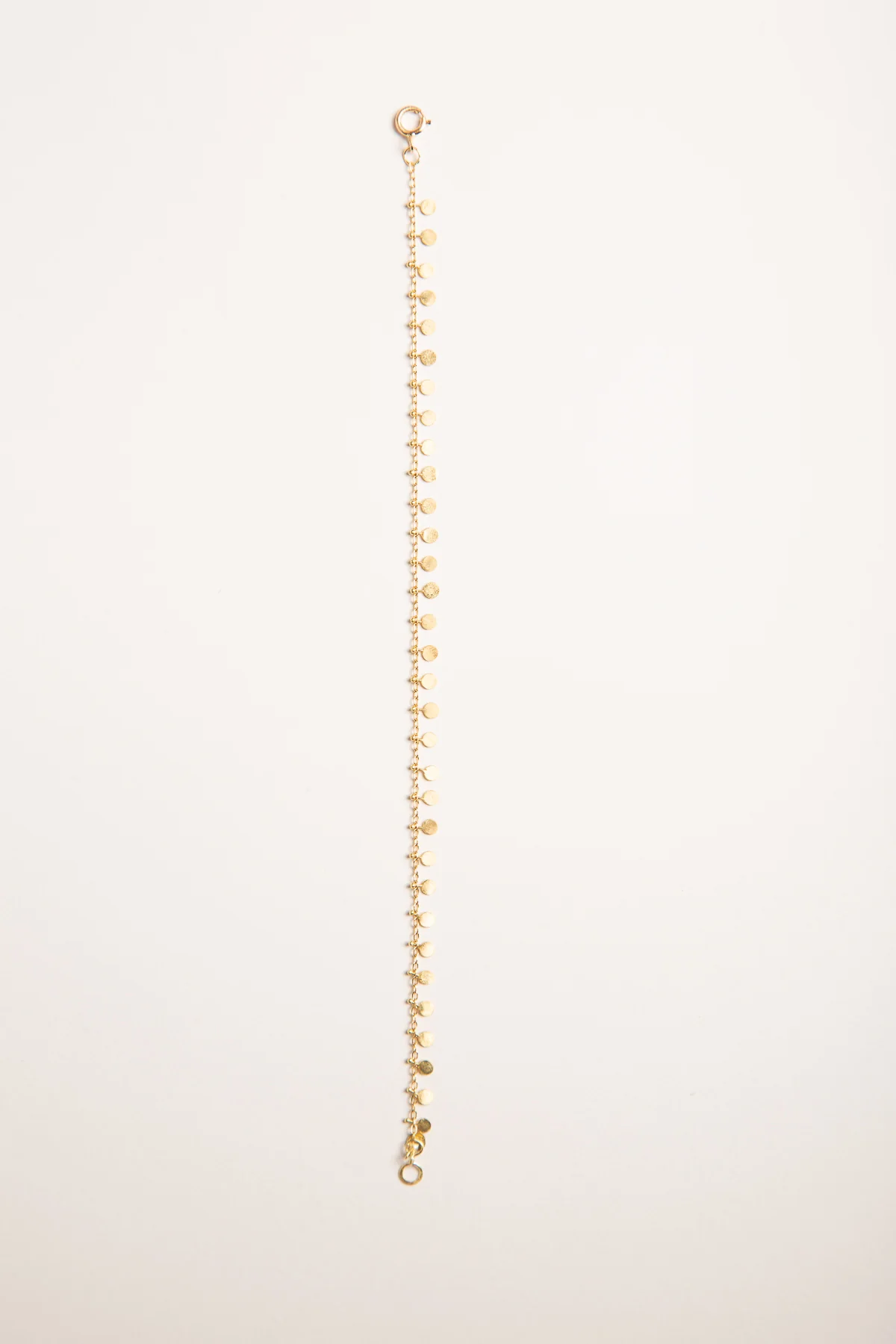 SIA TAYLOR | EVENLY DOTTED GOLD BRACELET - Image 2