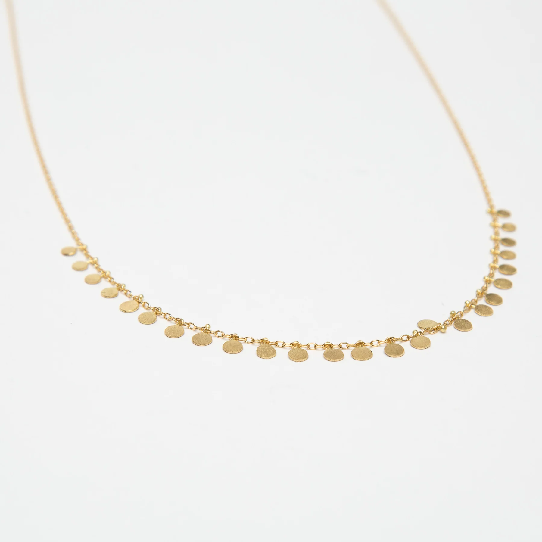SIA TAYLOR | MEDIUM DOTS GOLD NECKLACE - Image 5