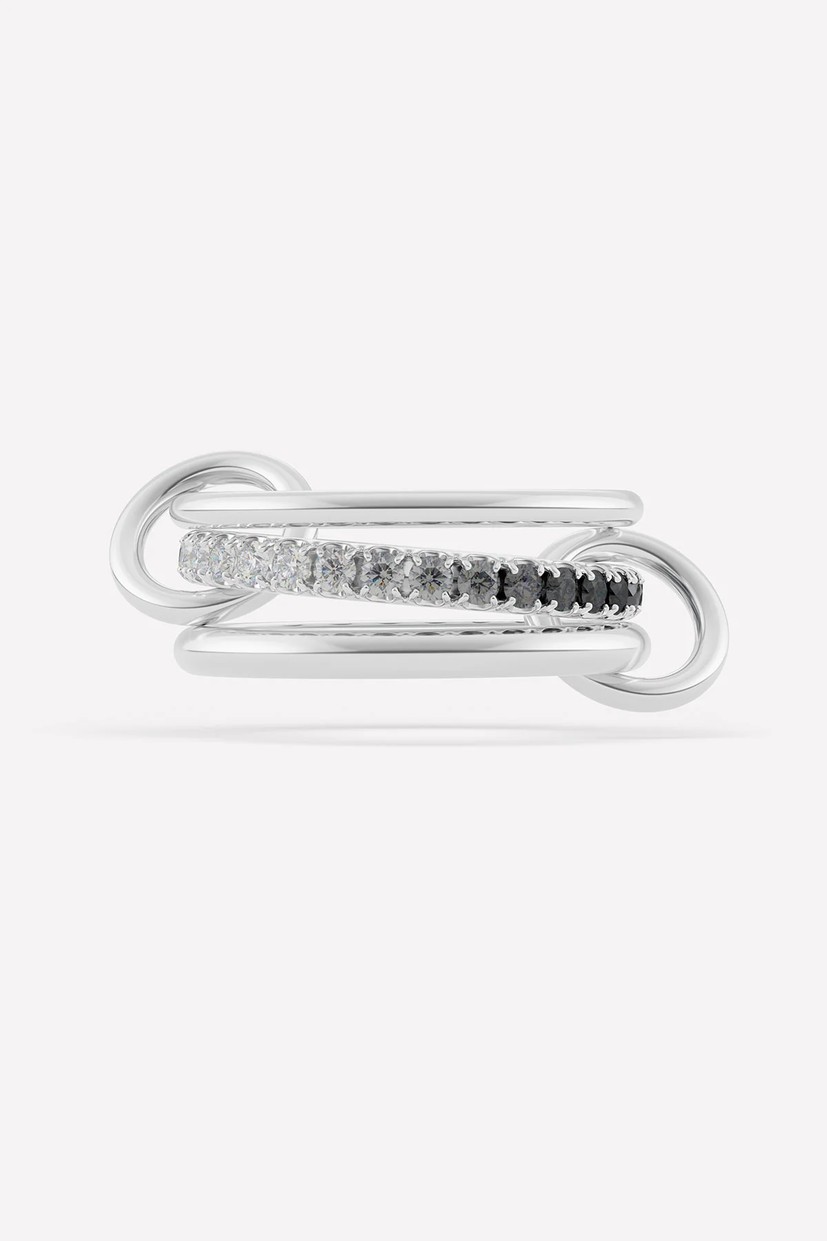 Spinelli Kilcollin | Petunia Silver Ombré Noir Ring