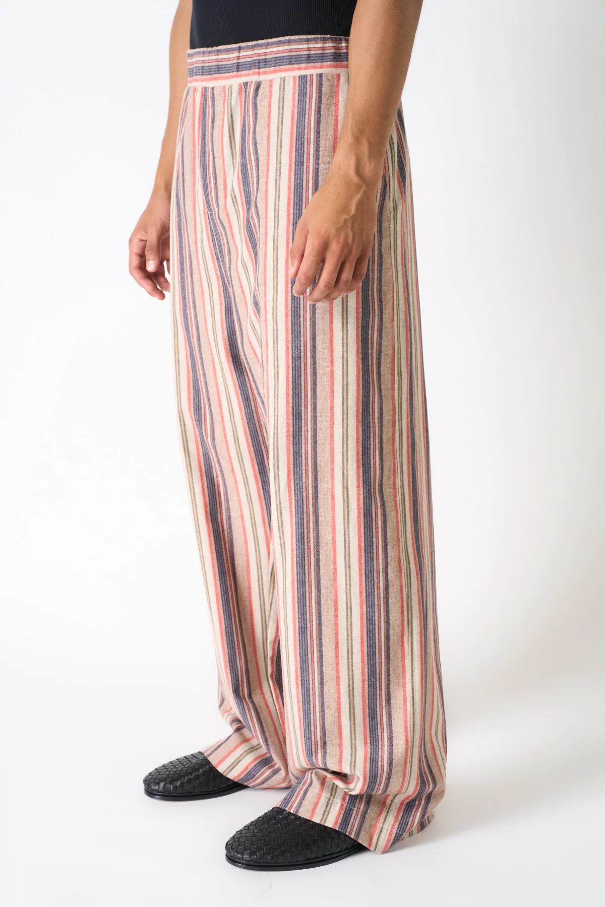 THE ELDER STATESMAN | LEISURE STRIPE PANTS - Image 3