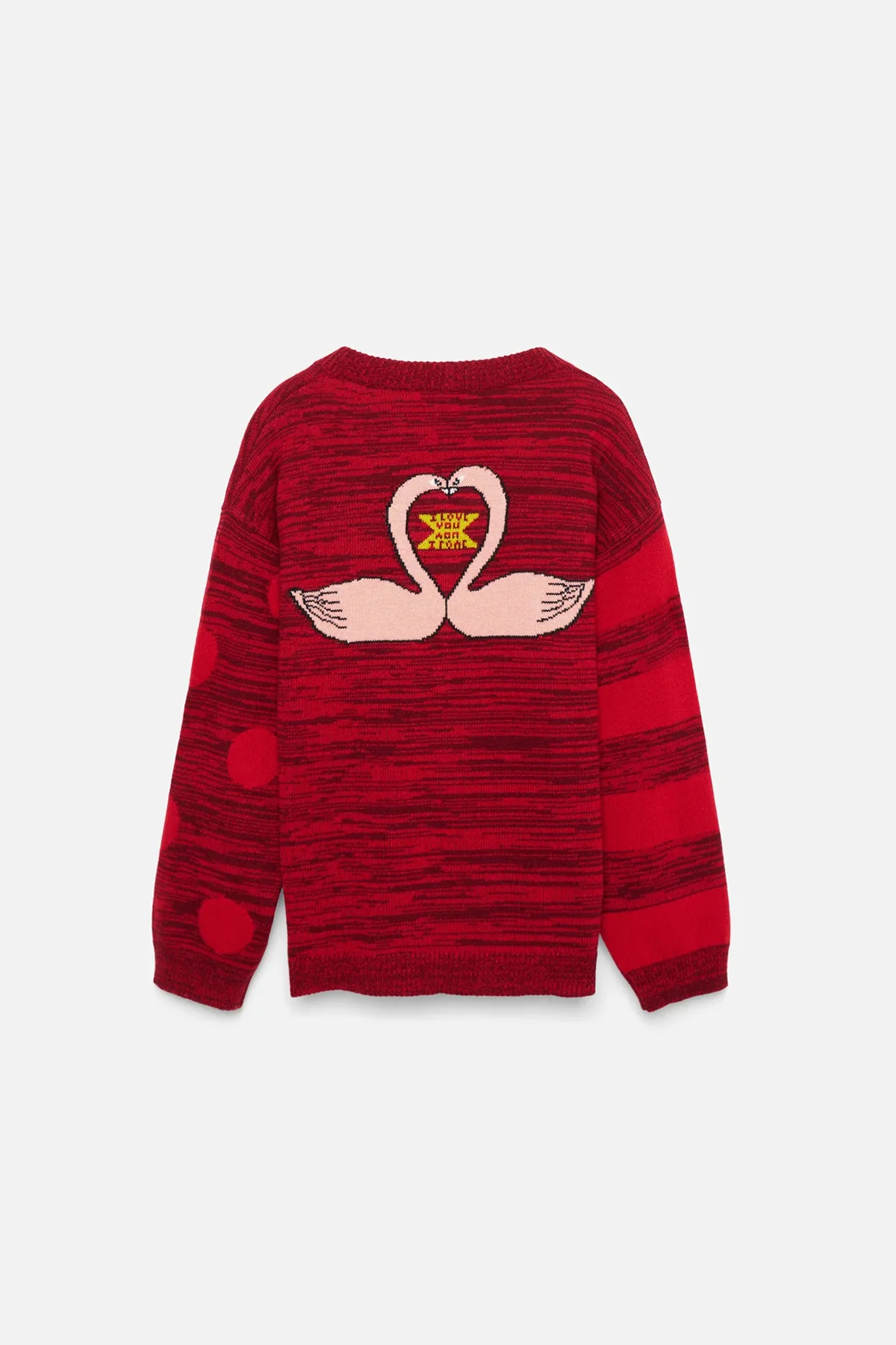 THE ELDER STATESMAN | STRIPE POLKA DOT SWAN CARDIGAN - Image 2