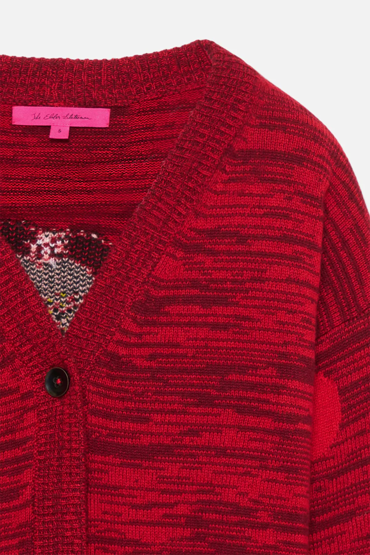 THE ELDER STATESMAN | STRIPE POLKA DOT SWAN CARDIGAN - Image 3