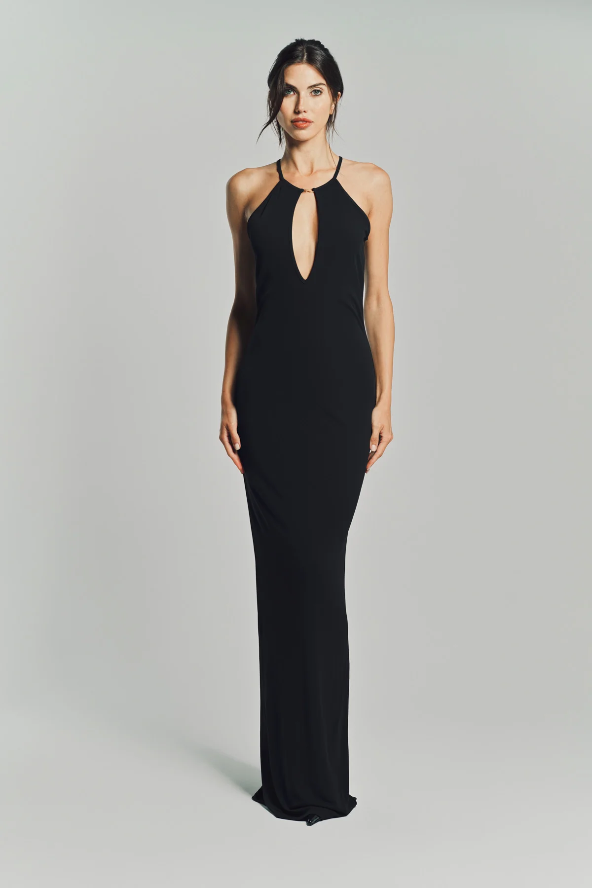 TOM FORD | HALTERNECK EVENING DRESS WITH CUT OUT - Image 4