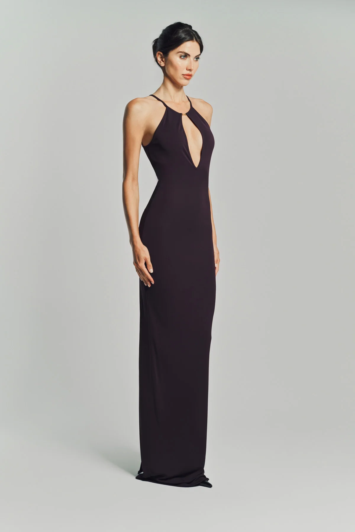 TOM FORD | HALTERNECK EVENING DRESS WITH CUT OUT - Image 7