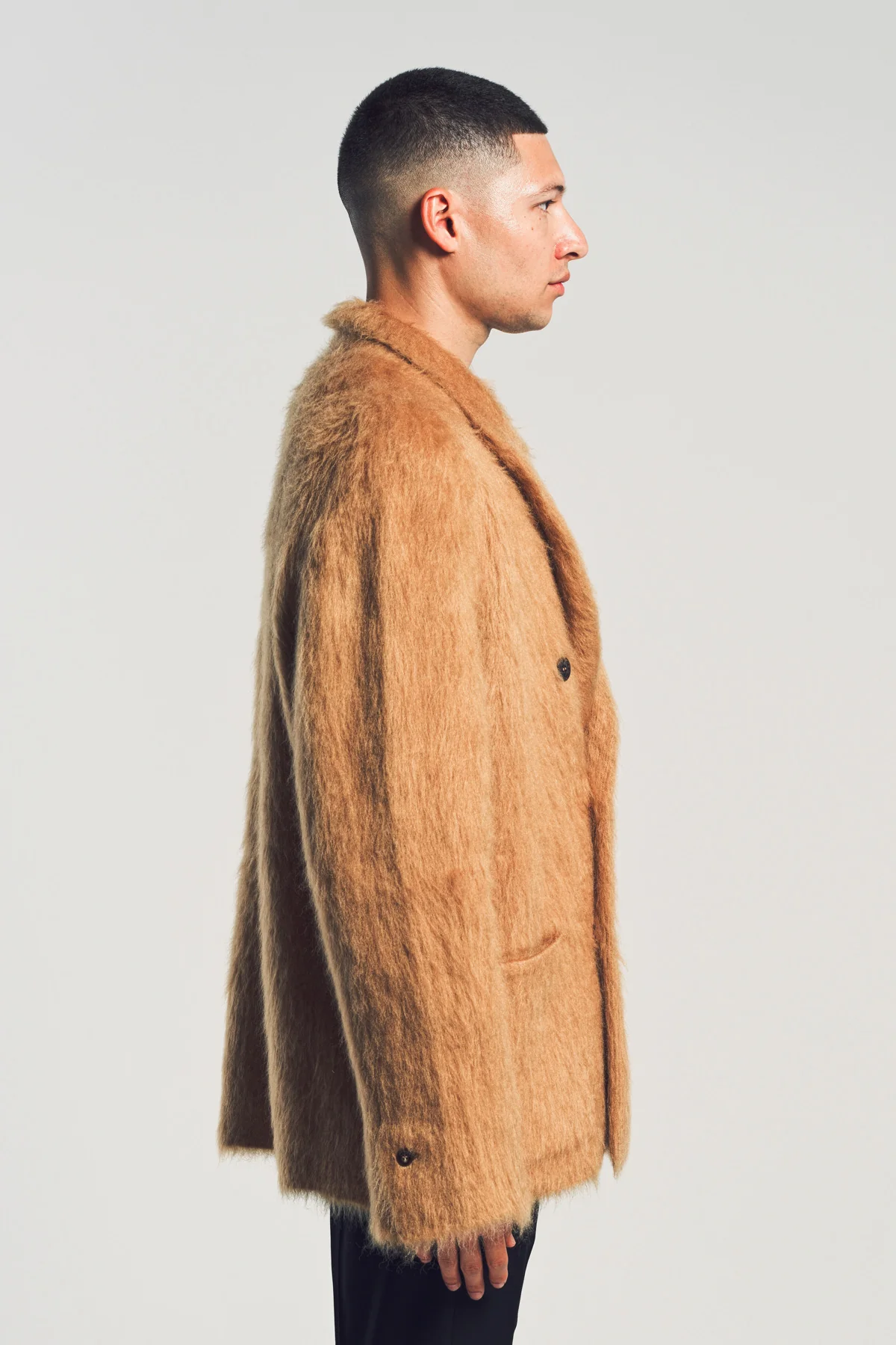 TOM FORD | MOHAIR DOUBLE BREASTED JACKET - Image 5