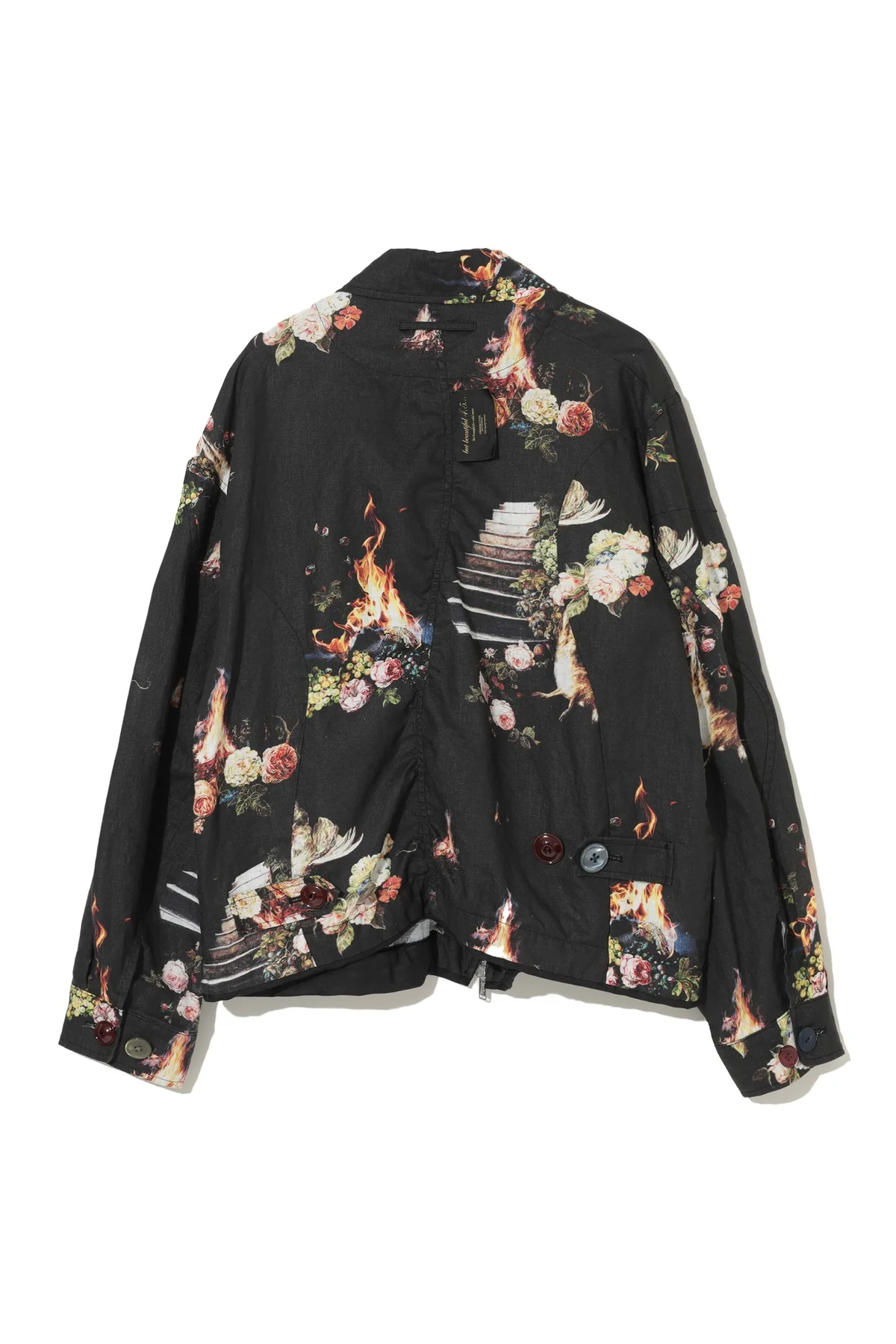 UNDERCOVER | PRINTED WARP ZIP BLOUSON - Image 2