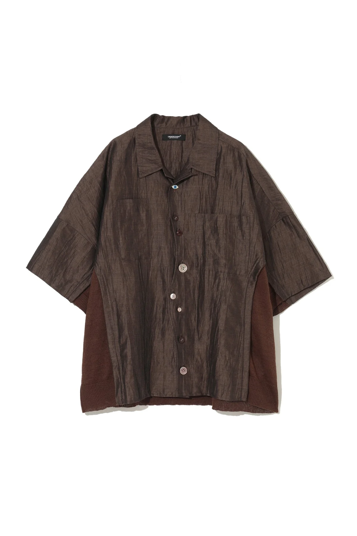 UNDERCOVER | WARP BUTTON SHORT SLEEVE SHIRT