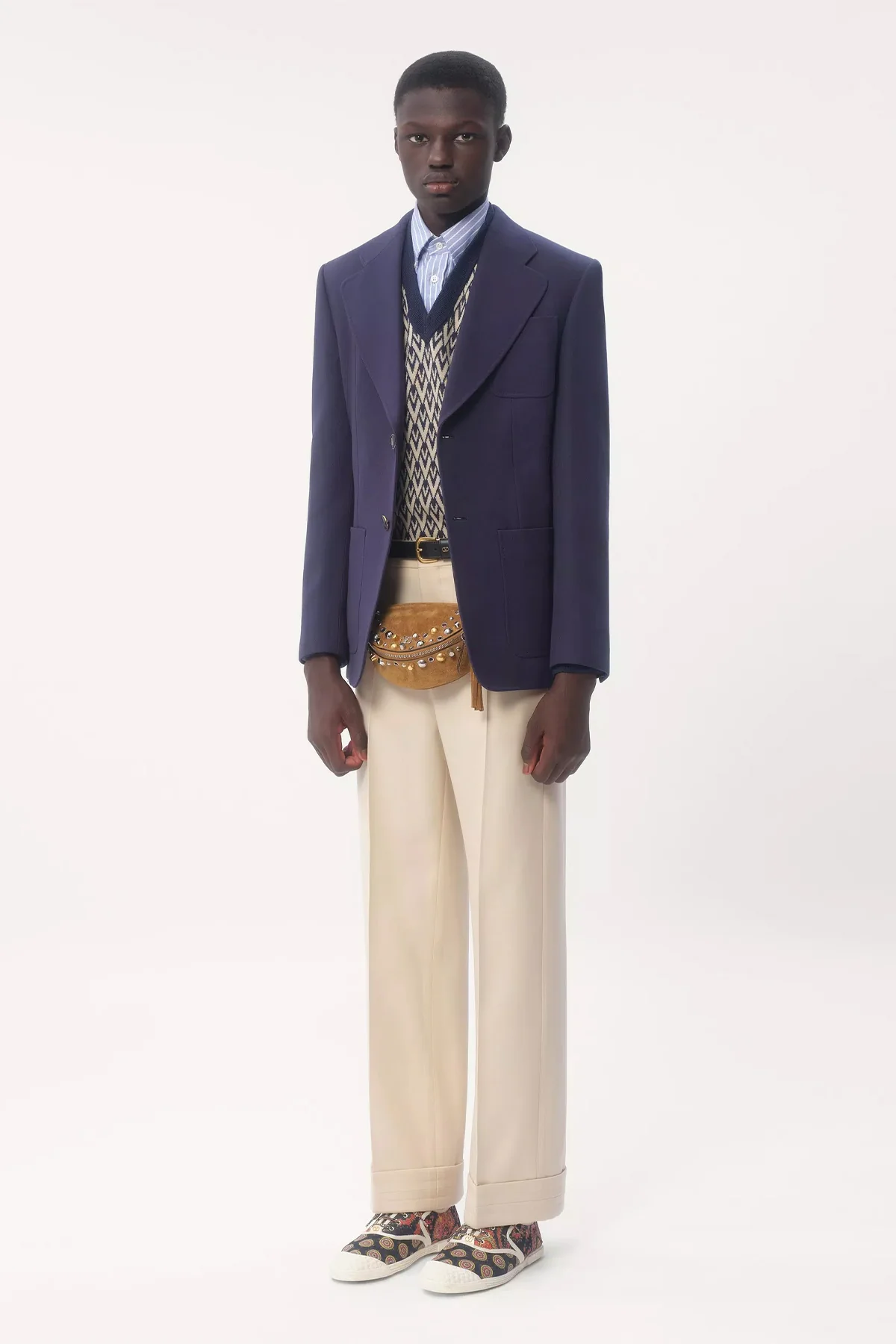 VALENTINO GARAVANI | NELLCÔTE SUEDE BELT BAG - Image 6