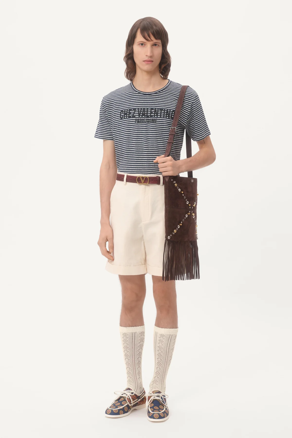 VALENTINO | PERFORATED COTTON SOCKS - Image 2