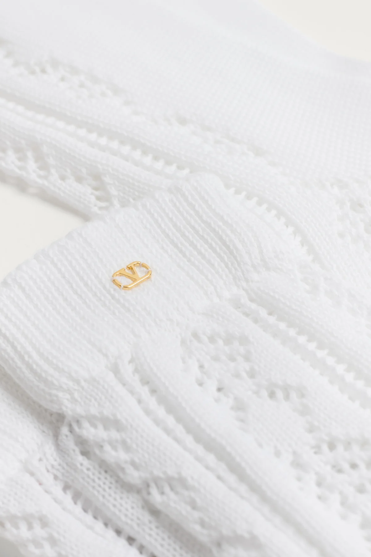 VALENTINO | PERFORATED COTTON SOCKS - Image 5