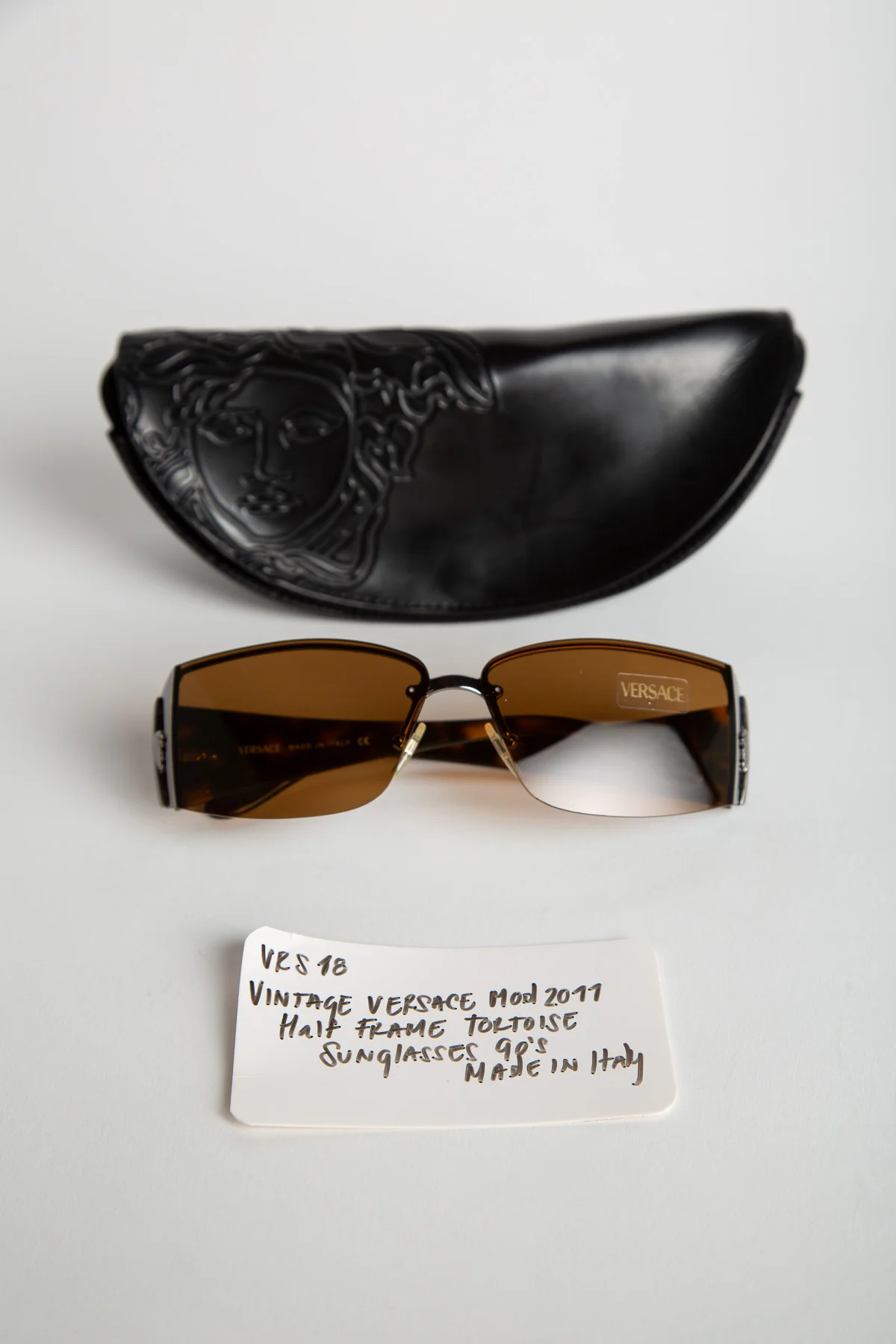 1990'S VERSACE MOD 2011 1/2 SUNGLASSES - Image 4