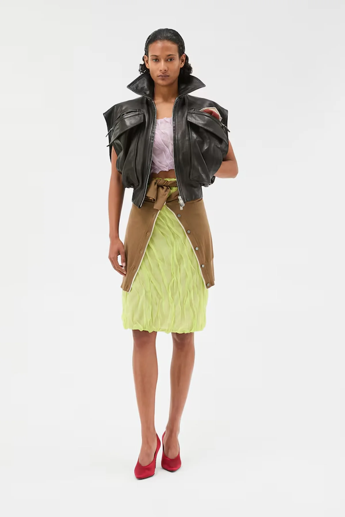 VERSACE | FLORIDIANA LEATHER VEST - Image 6