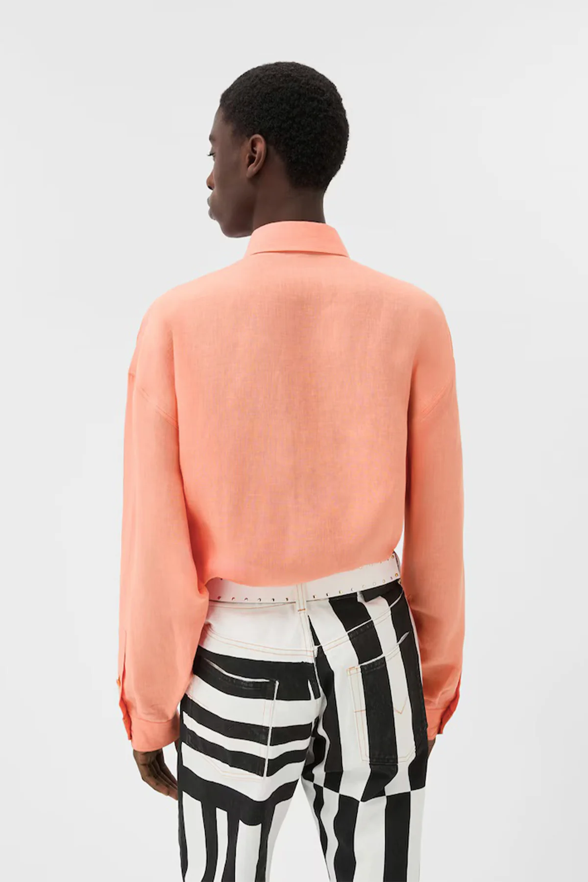 VERSACE | Linen Relaxed Shirt - Image 3