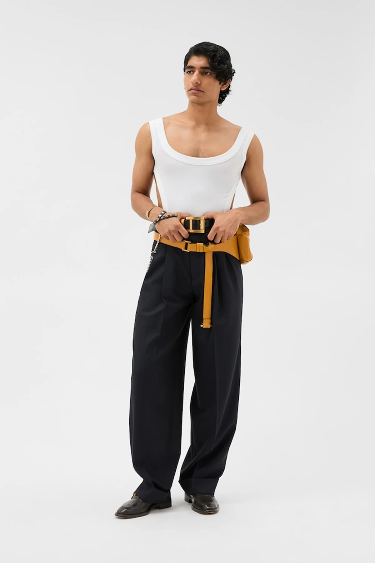 VERSACE | PINSTRIPE TROUSERS - Image 2