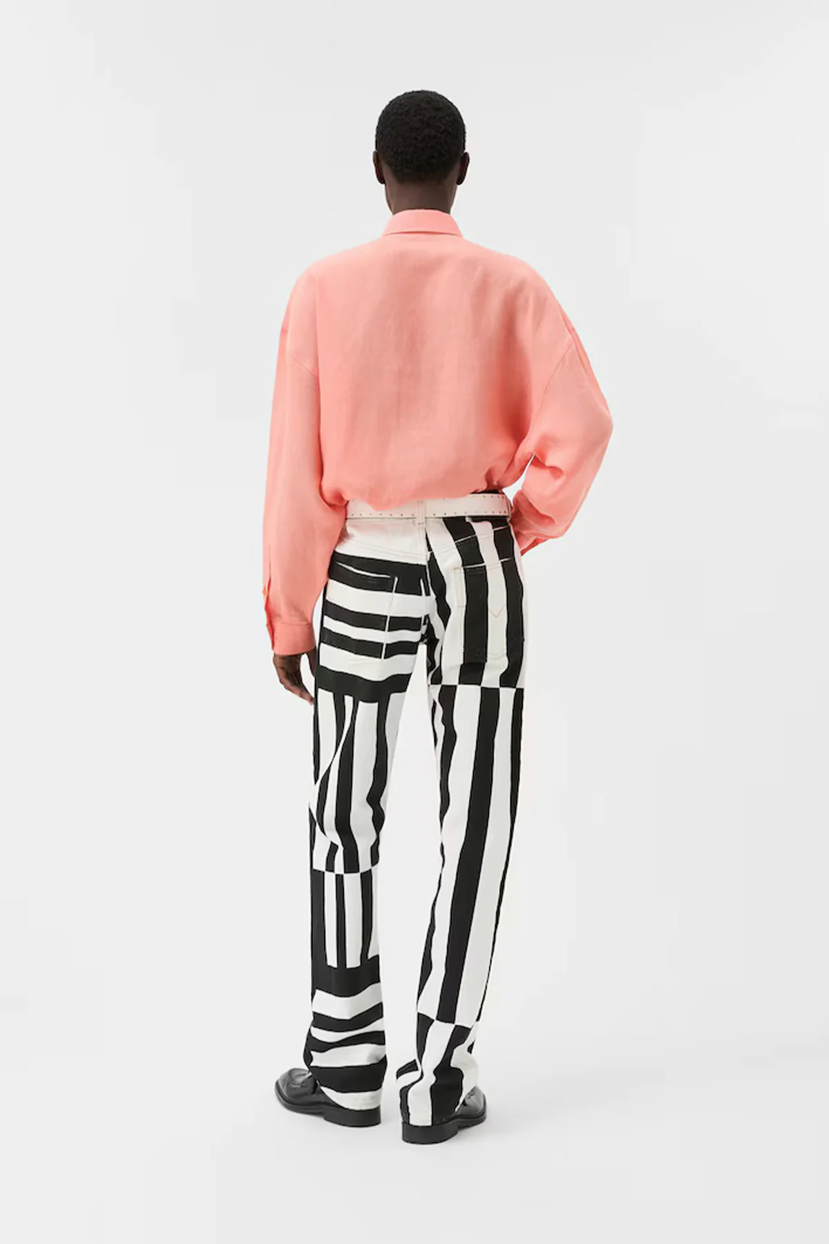VERSACE | Printed Straight Leg Jeans - Image 3