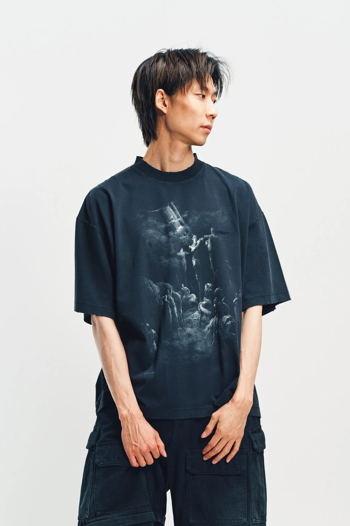 VETEMENTS | JESUS ON A CROSS TEE - Image 5