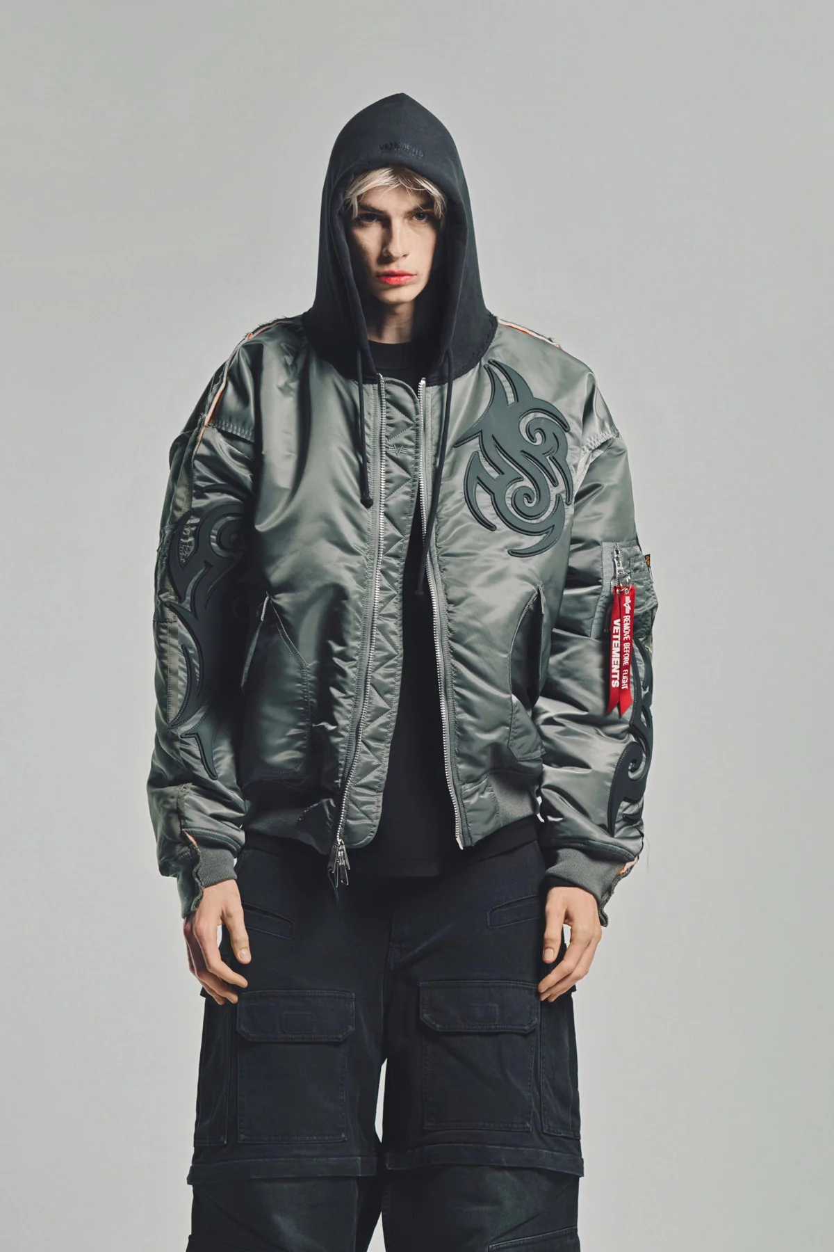 VETEMENTS | TRIBAL REWORK BOMBER JACKET - Image 2