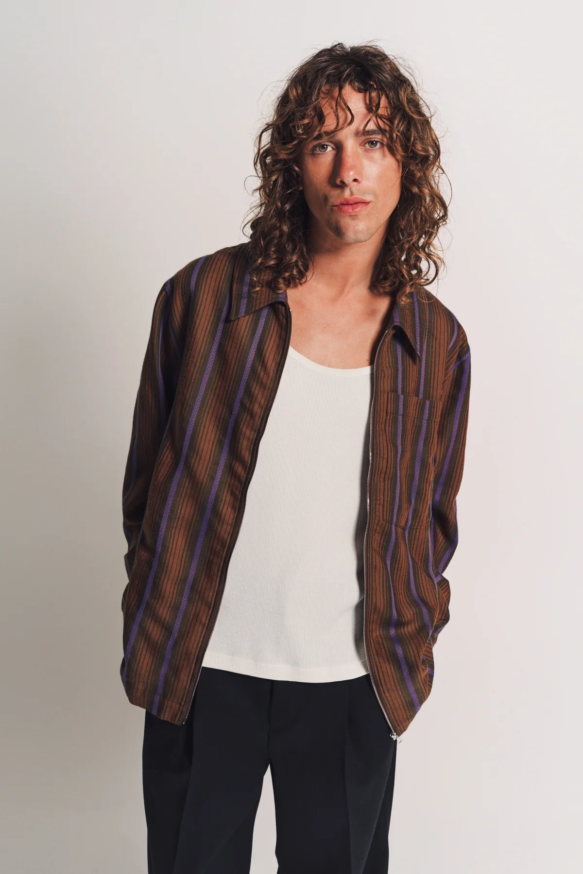 WALES BONNER | CHORUS ZIP SHIRT - Image 2