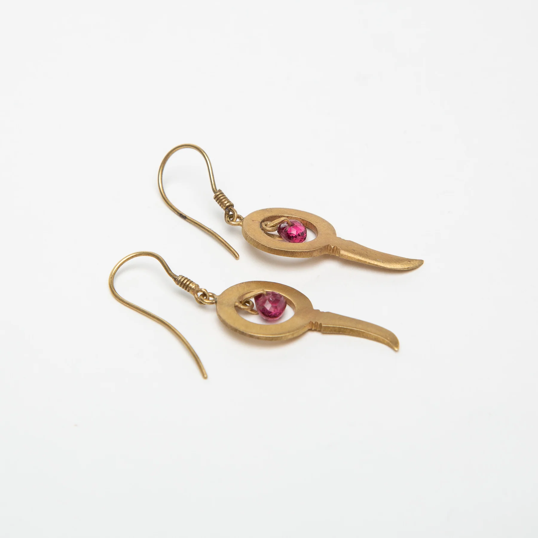WARIS | TOURMALINE DROP EARRINGS - Image 2
