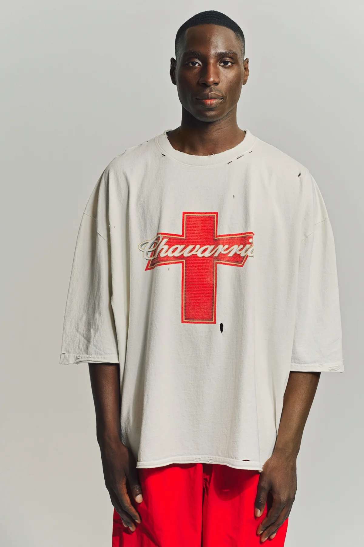 WILLY CHAVARRIA | BUDWEISERRIA DESTROYED BUFFALO TEE - Image 2