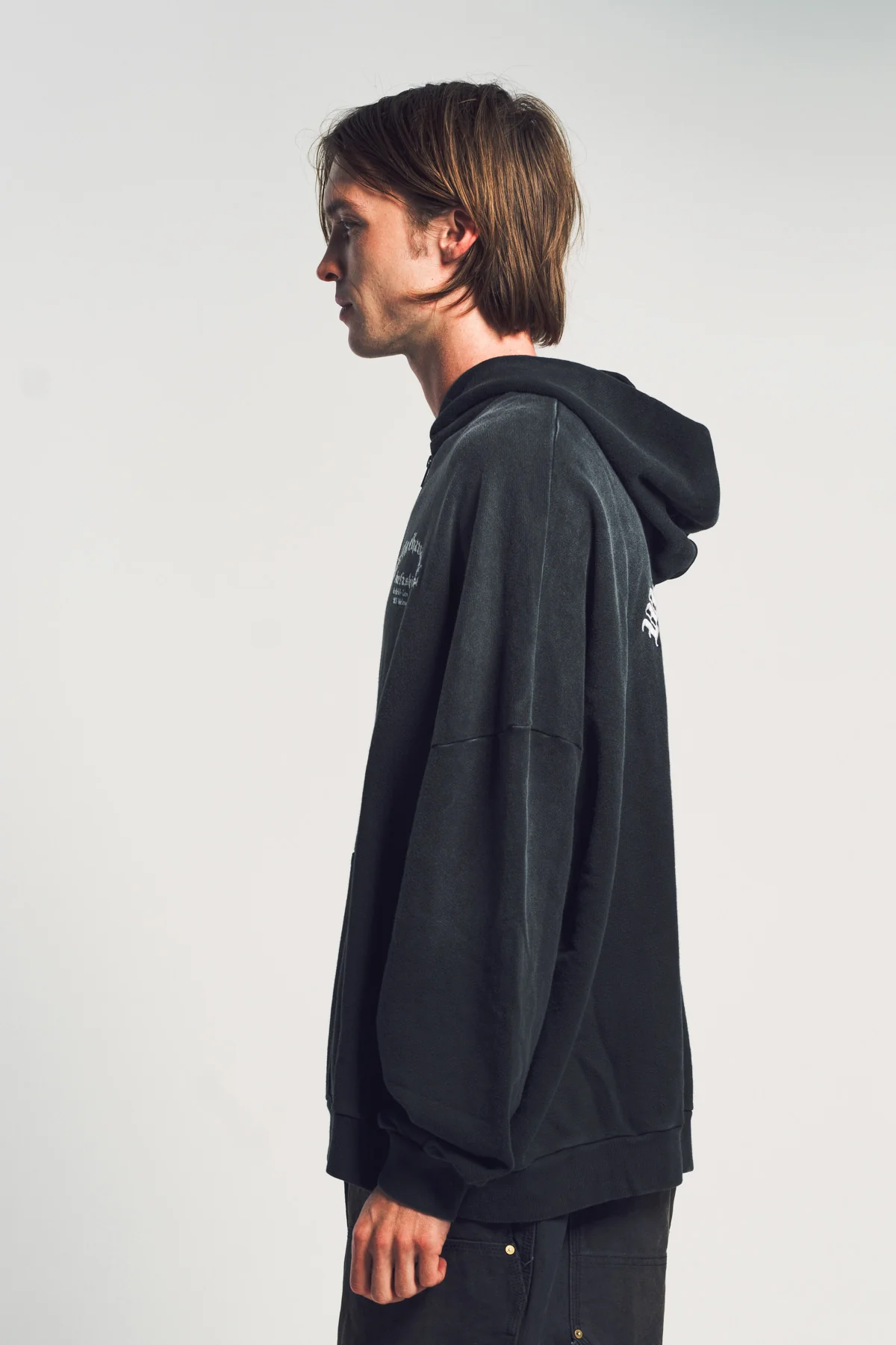 WILLY CHAVARRIA | MAXFIELD FINE FASHIONS HOOLIGAN ZIP-UP HOODIE - Image 3