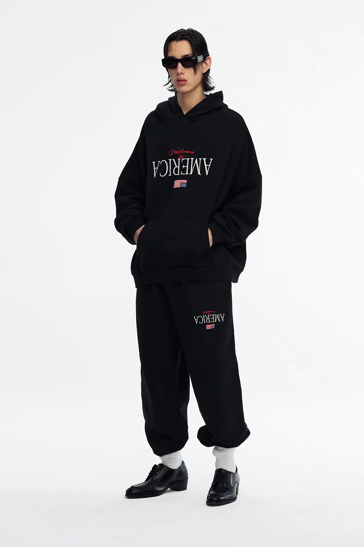 WILLY CHAVARRIA | WELCOME TO AMERICA HOOLIGAN HOODIE