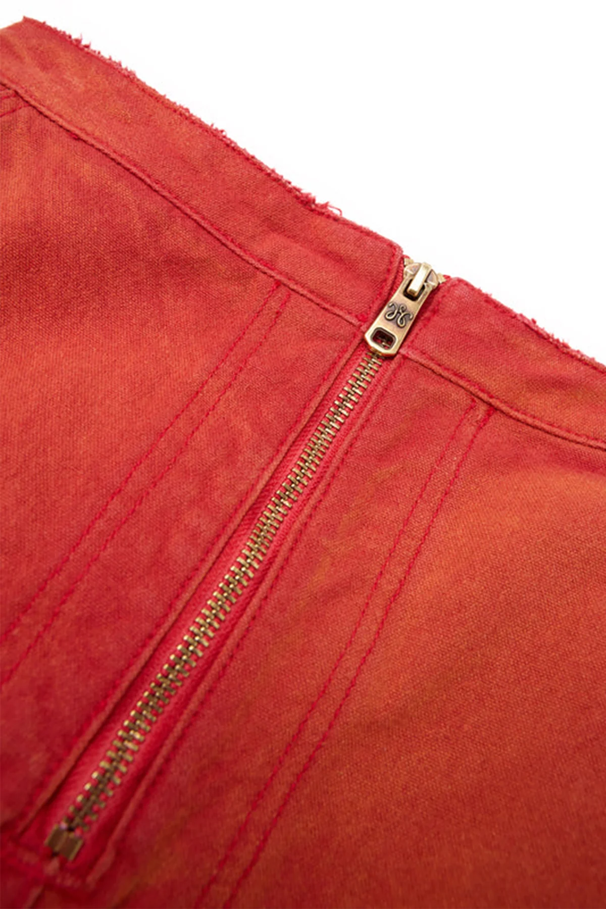 WILLY CHAVARRIA | WORKWEAR ZIPPED SKIRT - Image 3
