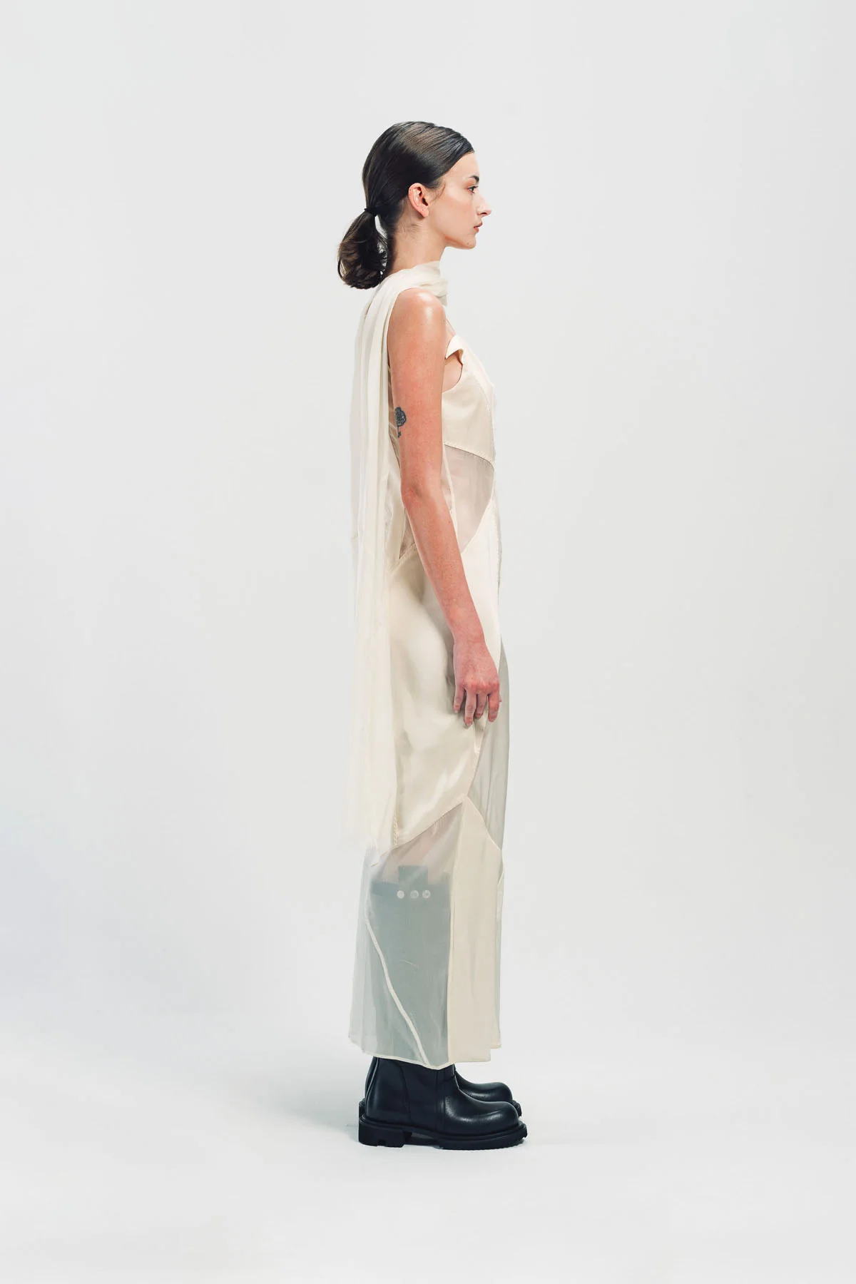 YEHUAFAN | COTTON & SILK DRESS - Image 5