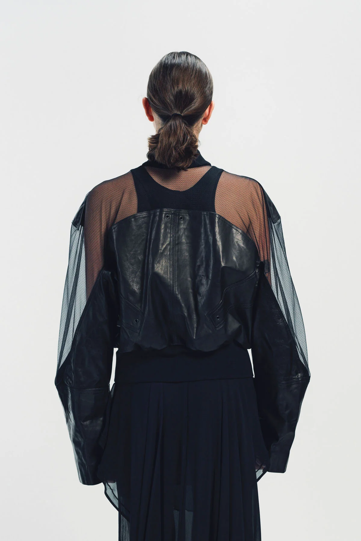 YEHUAFAN | TRANSPARENT BOMBER JACKET - Image 4
