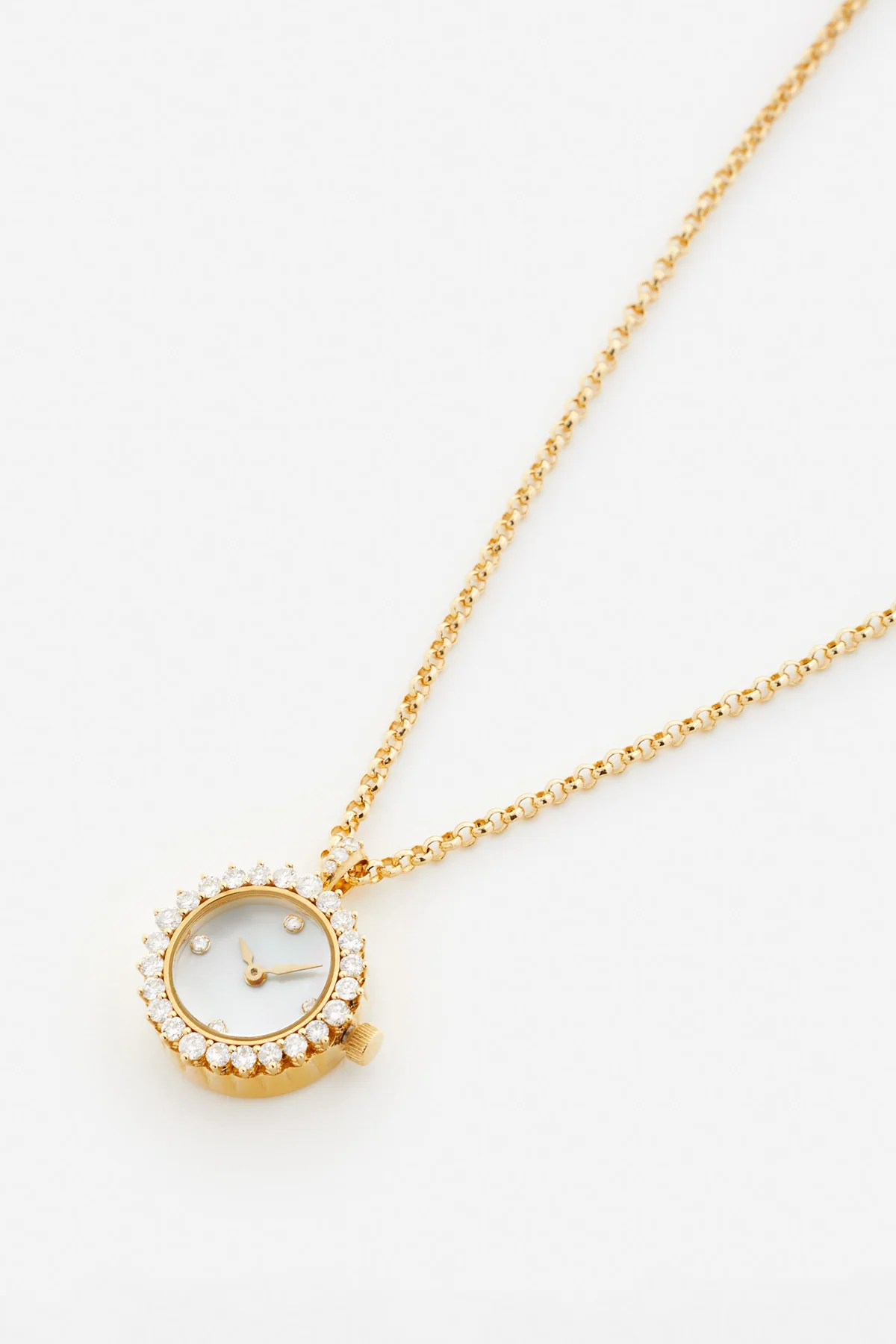 YVONNE LÉON | DIAMOND WATCH NECKLACE - Image 4