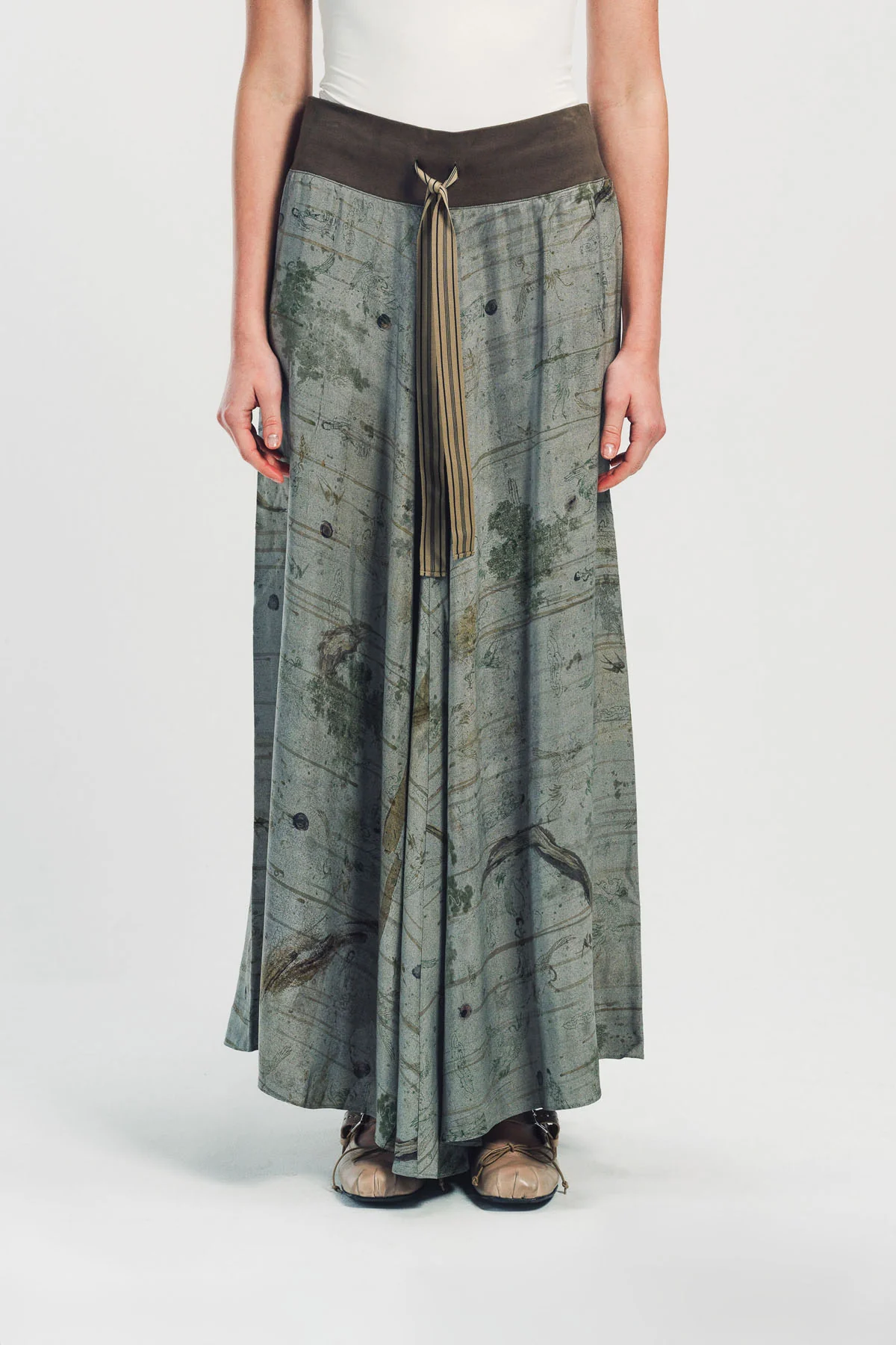 ZIGGY CHEN | DIGITAL DRAWSTRING SKIRT - Image 2