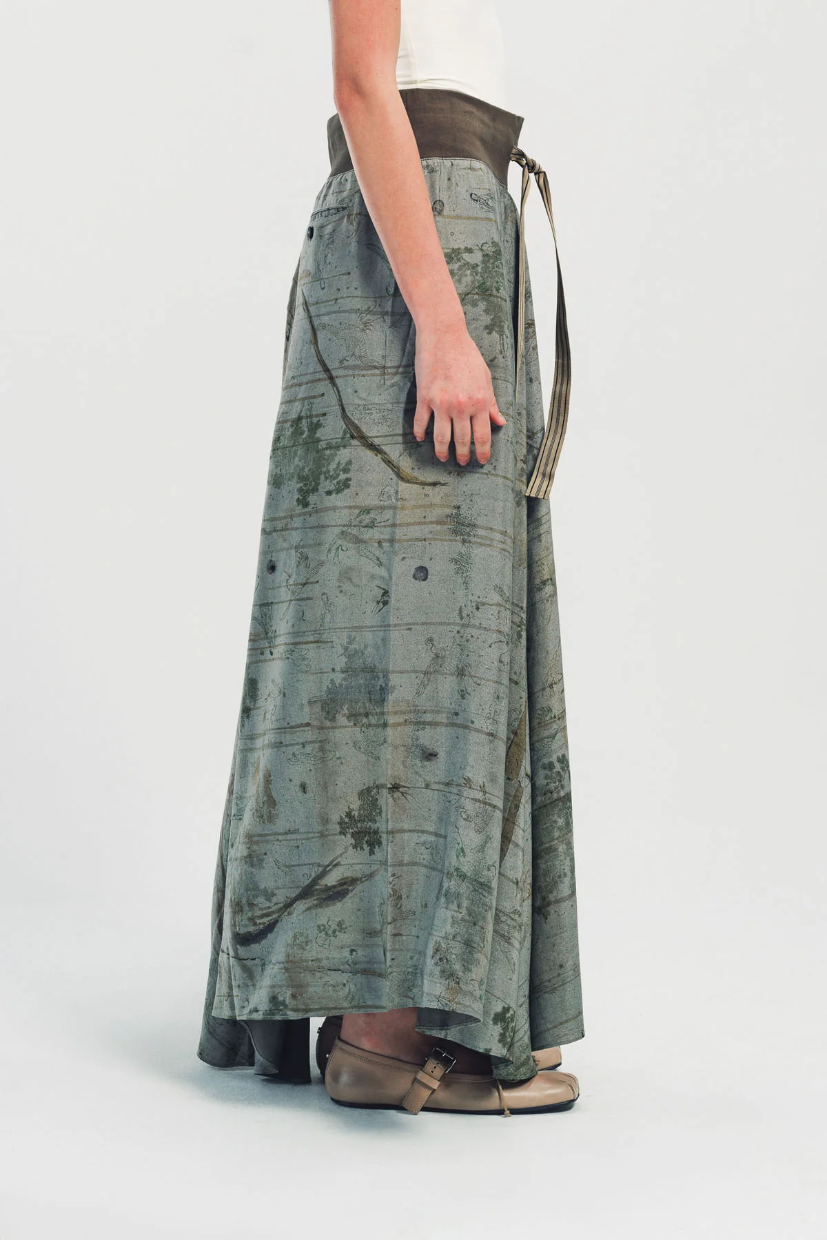 ZIGGY CHEN | DIGITAL DRAWSTRING SKIRT - Image 5