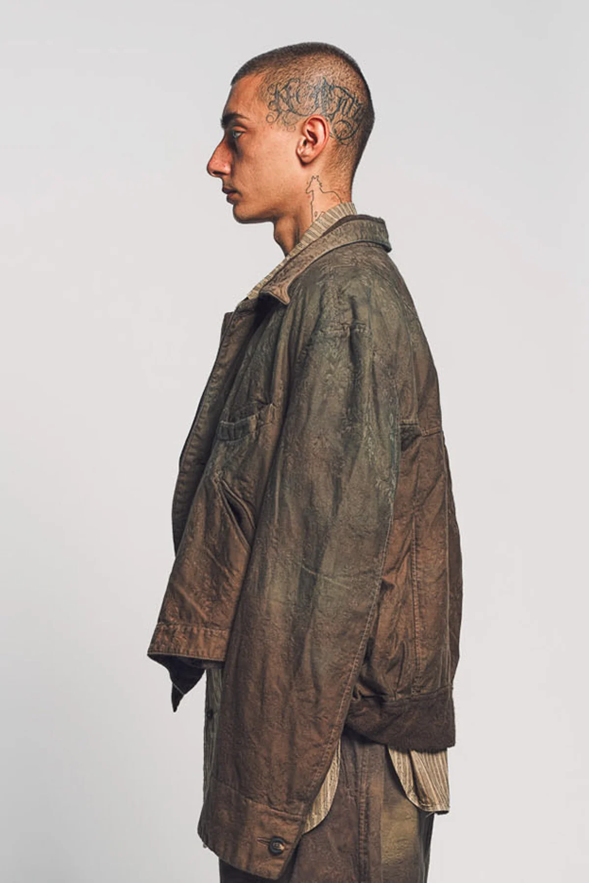 ZIGGY CHEN | DOUBLE BREASTED WORKER JACKET - Image 3